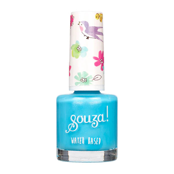 Nagellack Perlglanz Aquablau