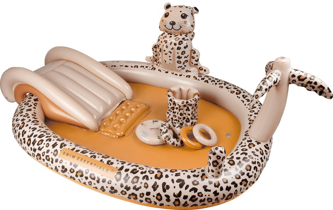 Swim Essentials Planschbecken Beige Panther-Print
