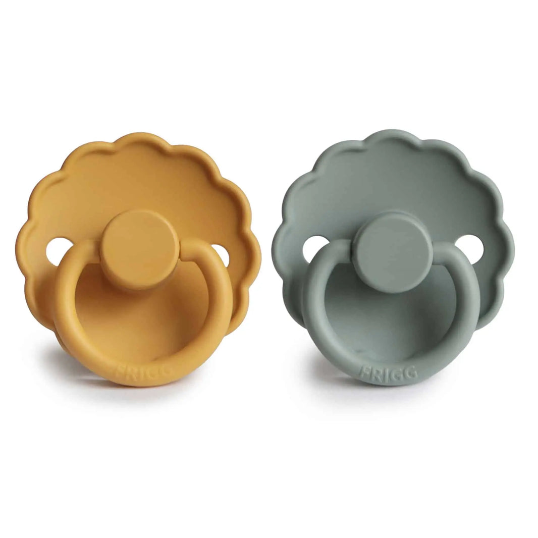 2-teilige Silikonsauger Gold/Lily