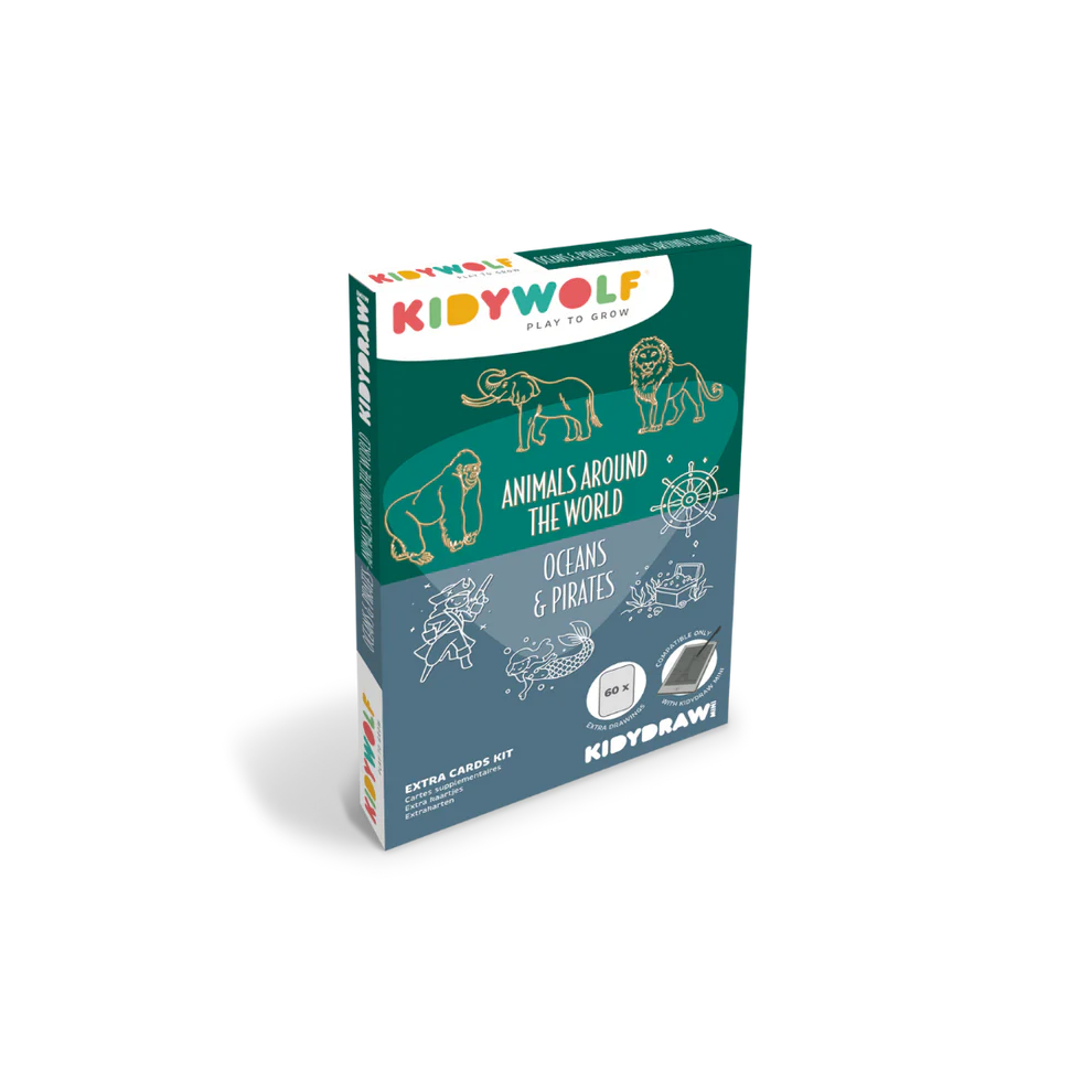 NACHFÜLLPACK KIDYDRAW-MINI Zeichnungen "Tiere aus aller Welt" und "Ozeane und Piraten"
