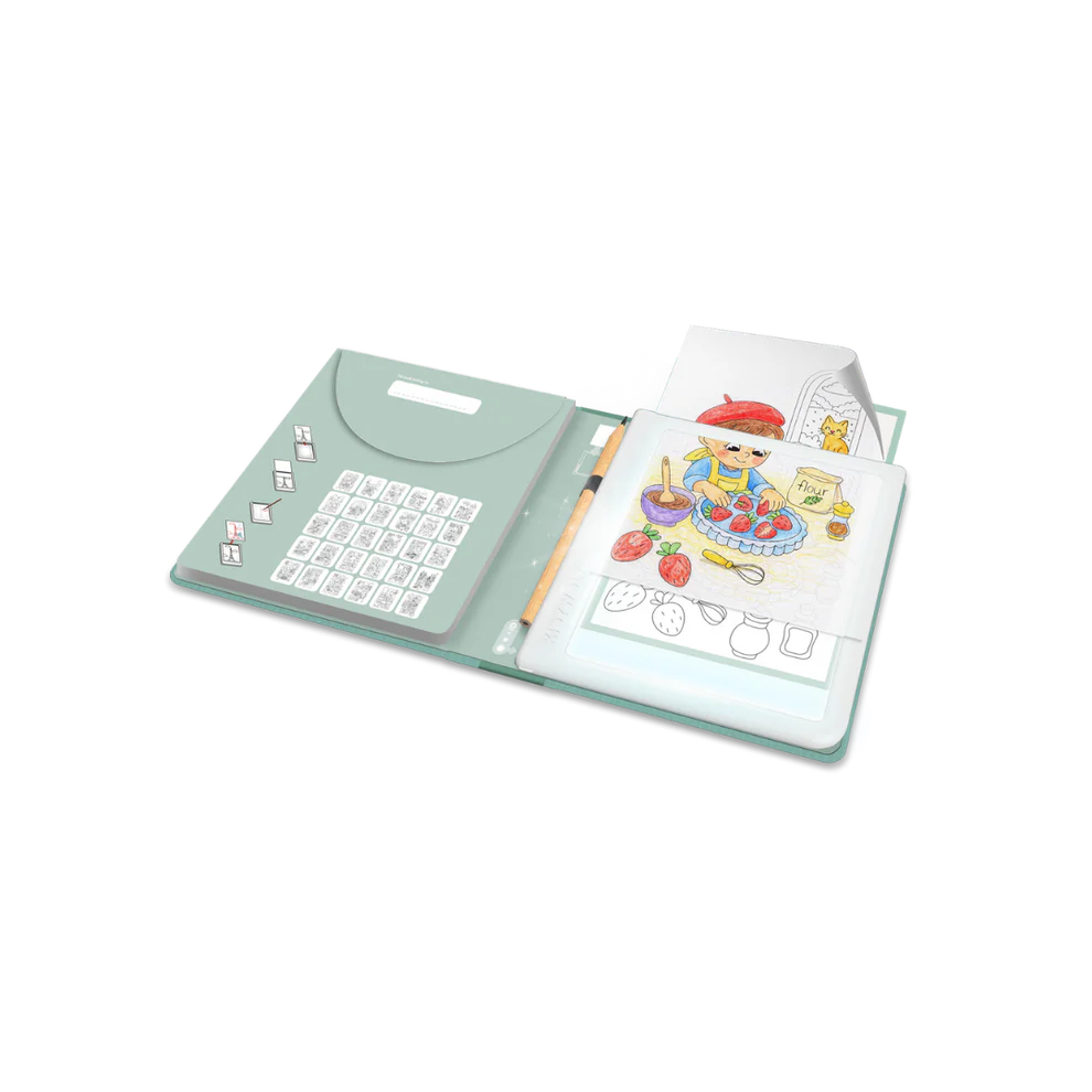 KIDYDRAW-PAD Leucht-Zeichentablett Food