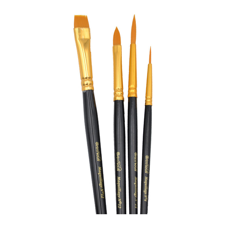 4 Sorten Pinsel