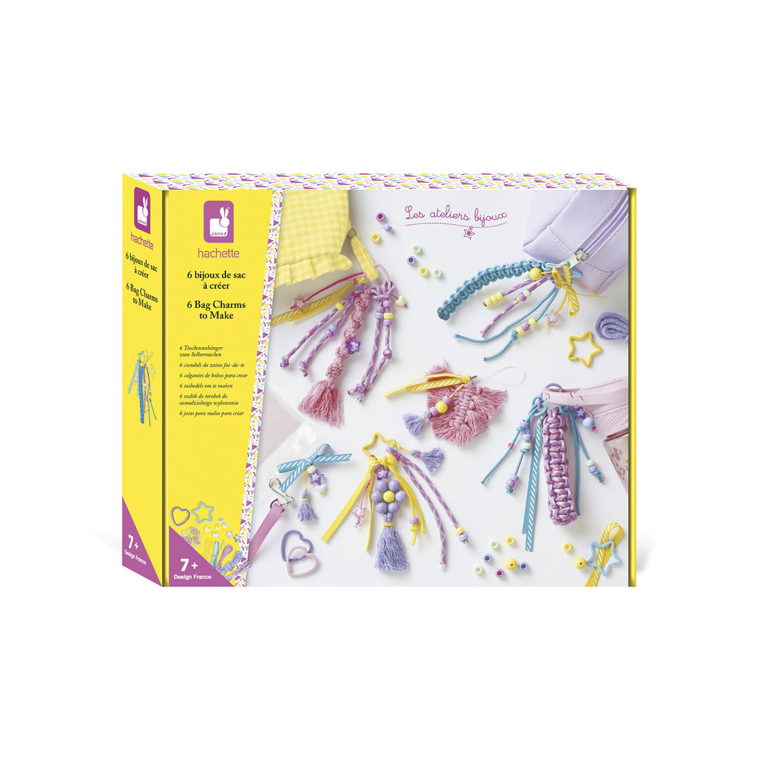 6 selbstgemachte Taschenanhänger