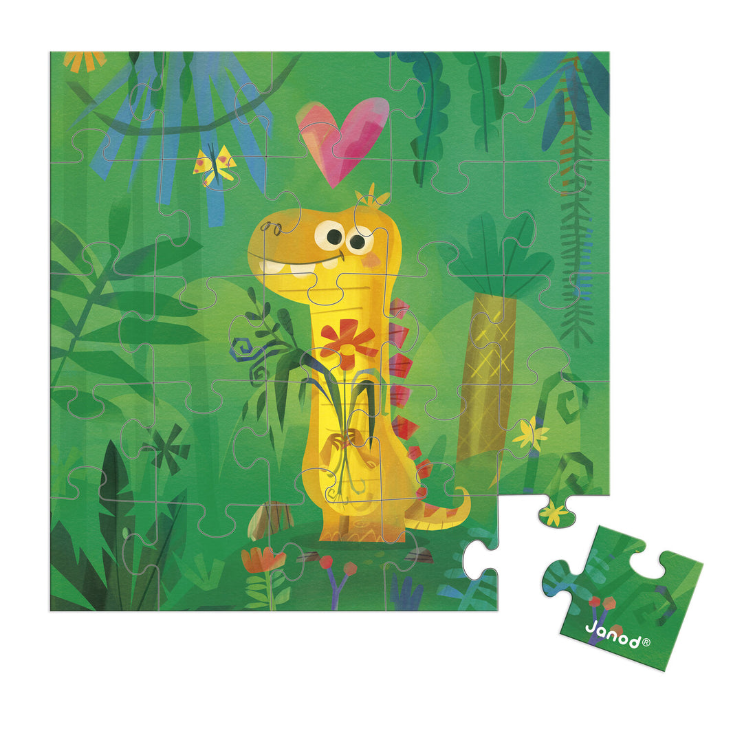 Dino Puzzlekarte