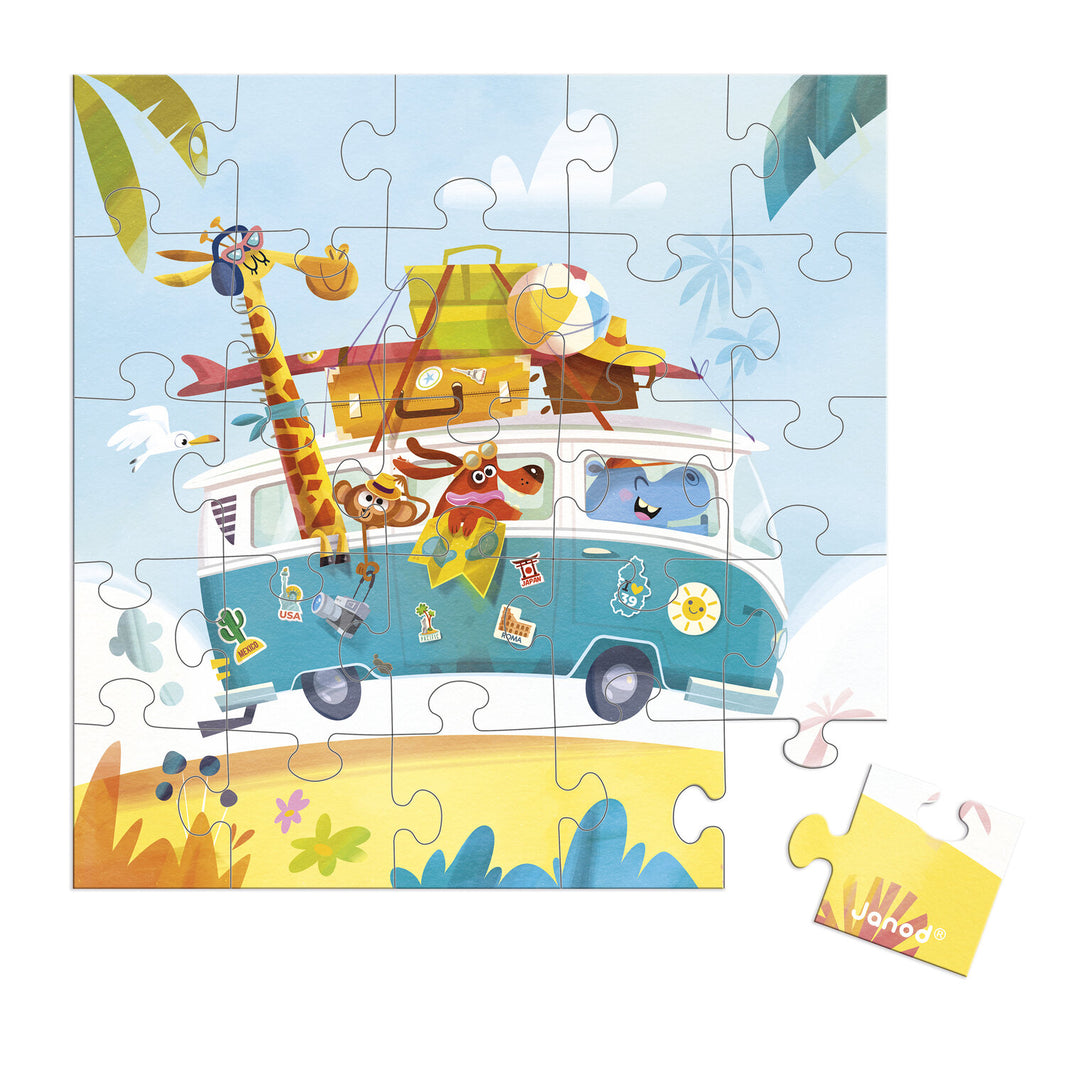 Roadtrip-Puzzlekarte