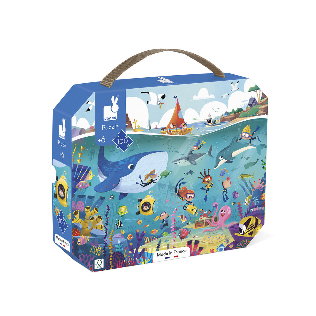 Puzzle Unterwasserwelt - 100 Teile