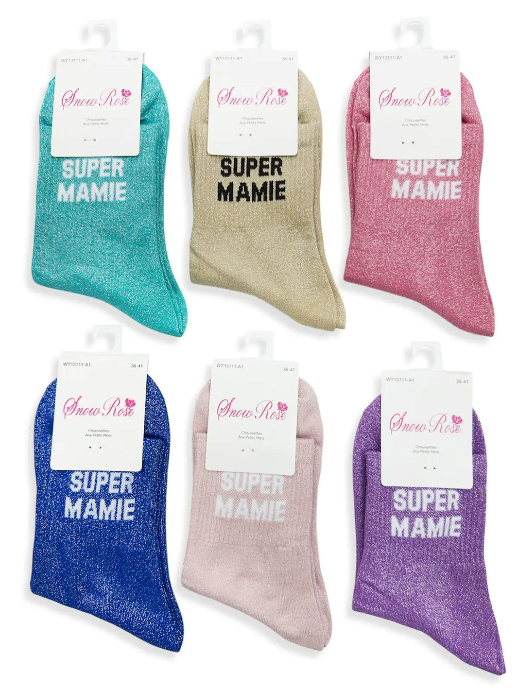 Glitzersocken – Super-Oma