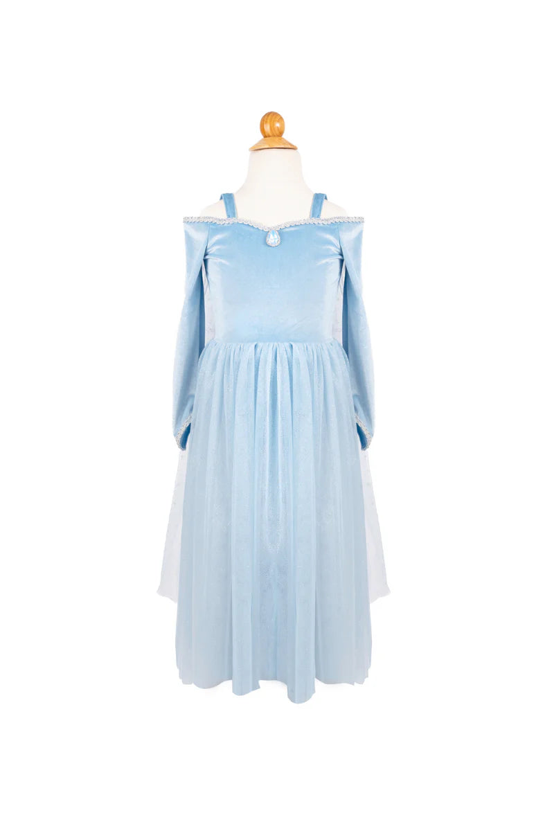Elsa-Prinzessinnenkleid aus Samt
