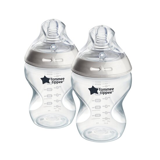 Natural Start Babyflasche +3 Monate, 340ml – 2er-Pack