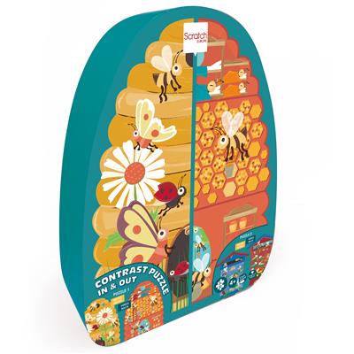 Puzzle 2 Gesichter – Bienen