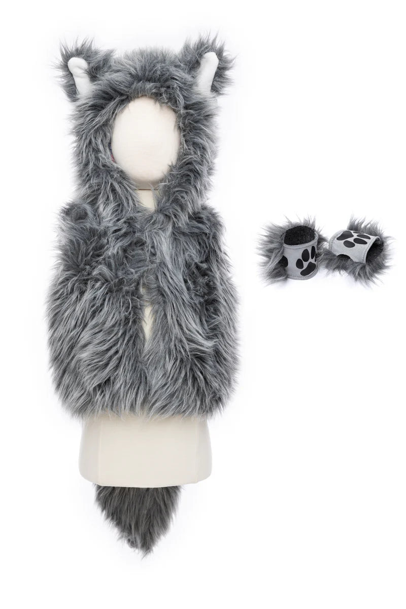 Böse-Wolf-Weste mit Handschuhen