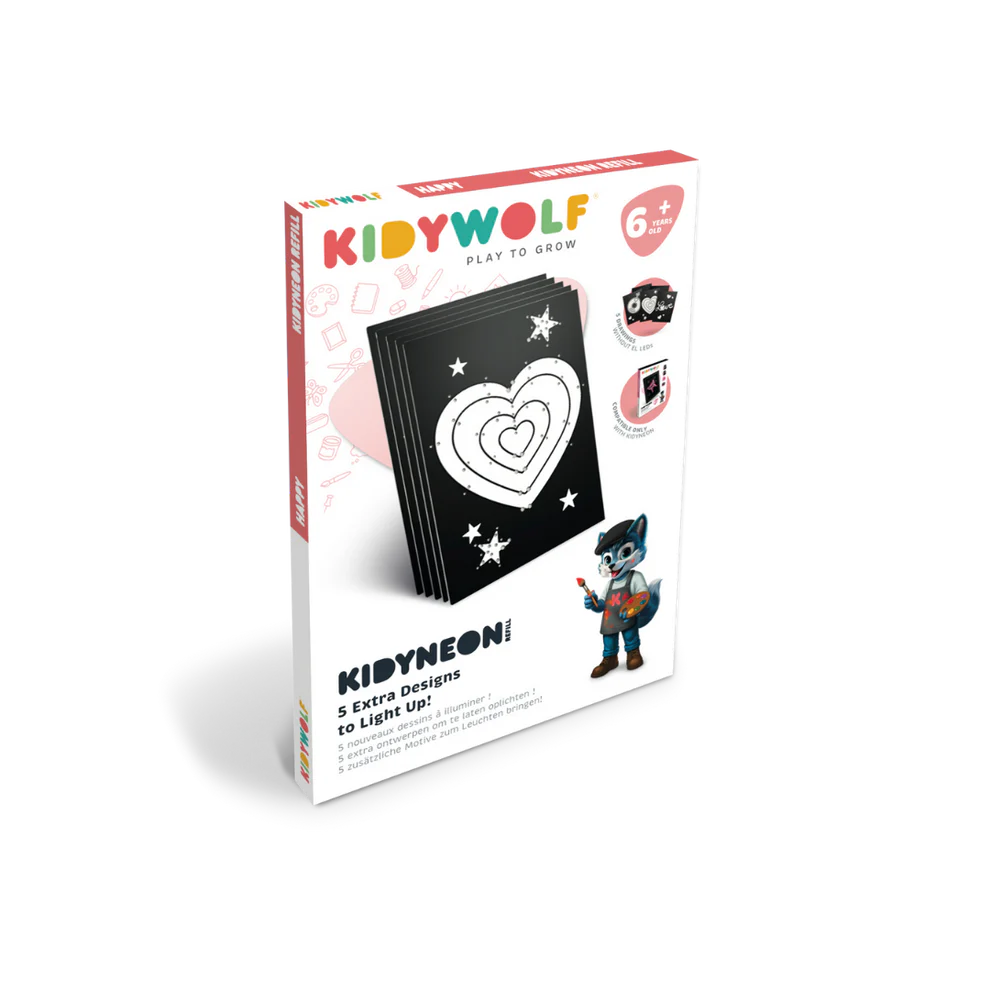 REFIL KIDYNEON - Leuchtendes Wanddekorations-Set