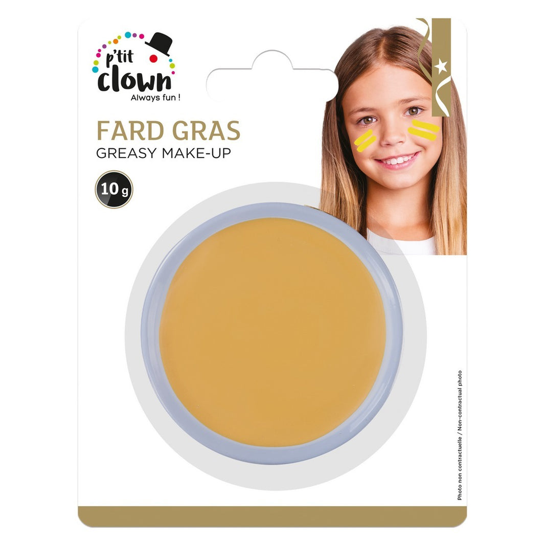 Fett-Make-up - Ø 6,5 cm - Gelb