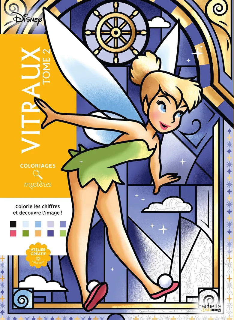 Disney-Malen nach Zahlen – Buntglasfenster Band 2