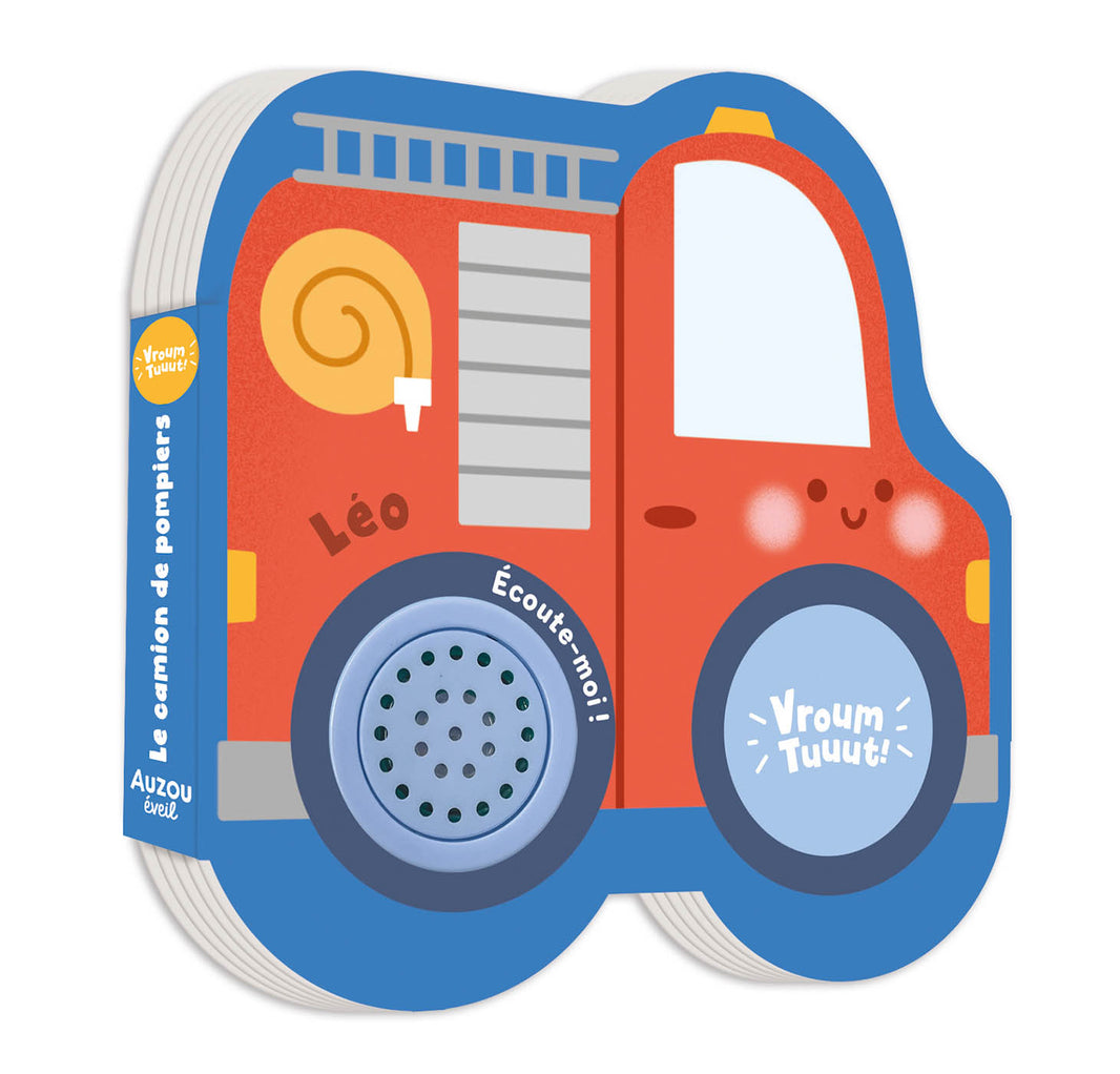 Kleine Klangfahrzeuge – Leo, der Feuerwehrauto-Laster | Soundbuch ab 2 Jahren