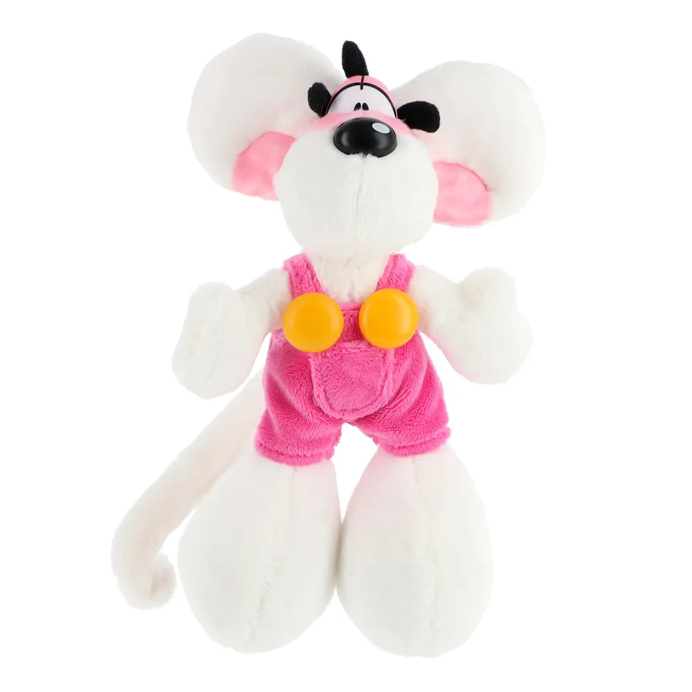 Diddl Plüschtier im rosa Overall 20cm