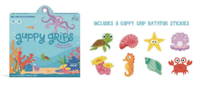 Guppy Grips Glo Pals Bad-Sticker – Guppy