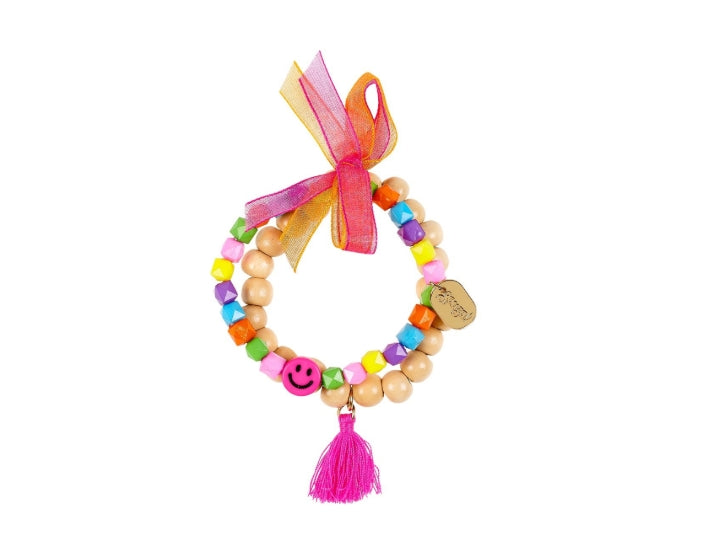 Gigi Smiley Armband mehrfarbig (1 Stk.)