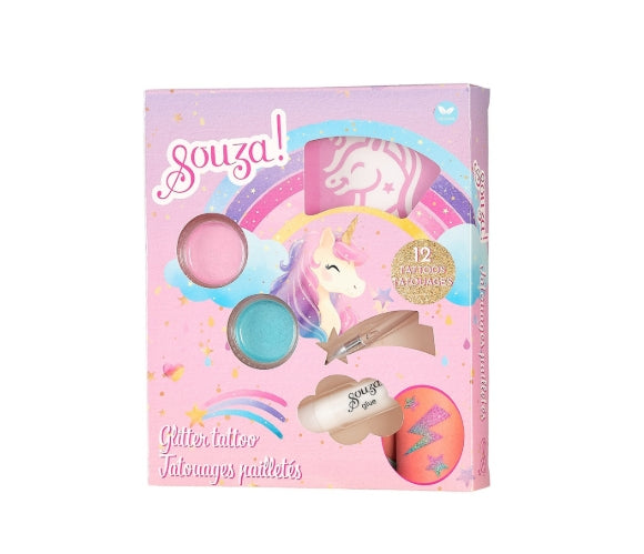 Kit de tatouages pailletés Licorne – Souza!