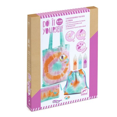3 Tie-Dye Accessoires zum Basteln