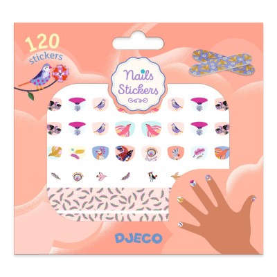 Nagelsticker – Federn