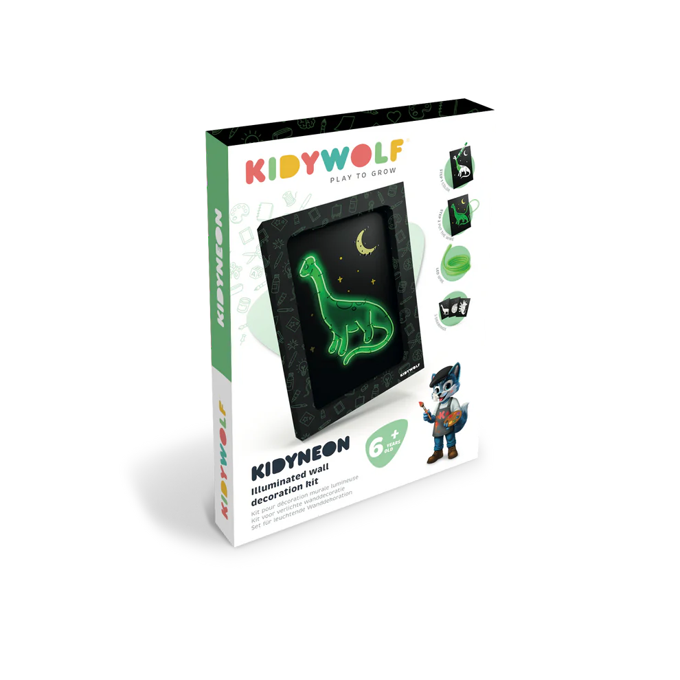 KIDYNEON - Leuchtendes Wanddekorations-Set