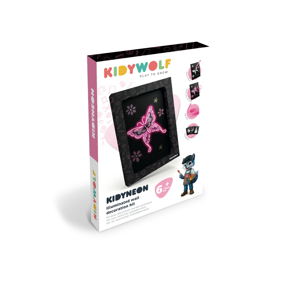 KIDYNEON - Leuchtendes Wanddekorations-Set