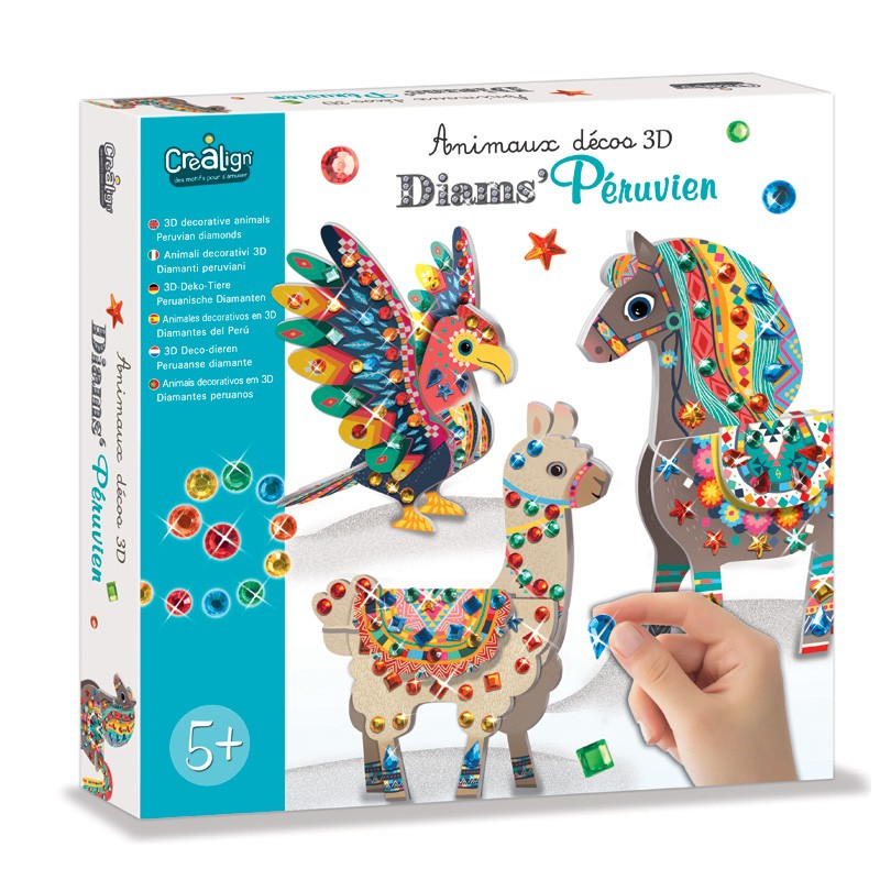 3D-Deko Tiere „Peruanische Diamanten“