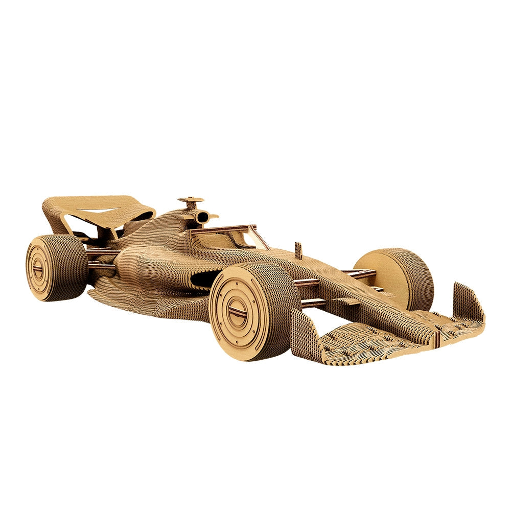 3D-Rennwagen-Puzzle aus Karton