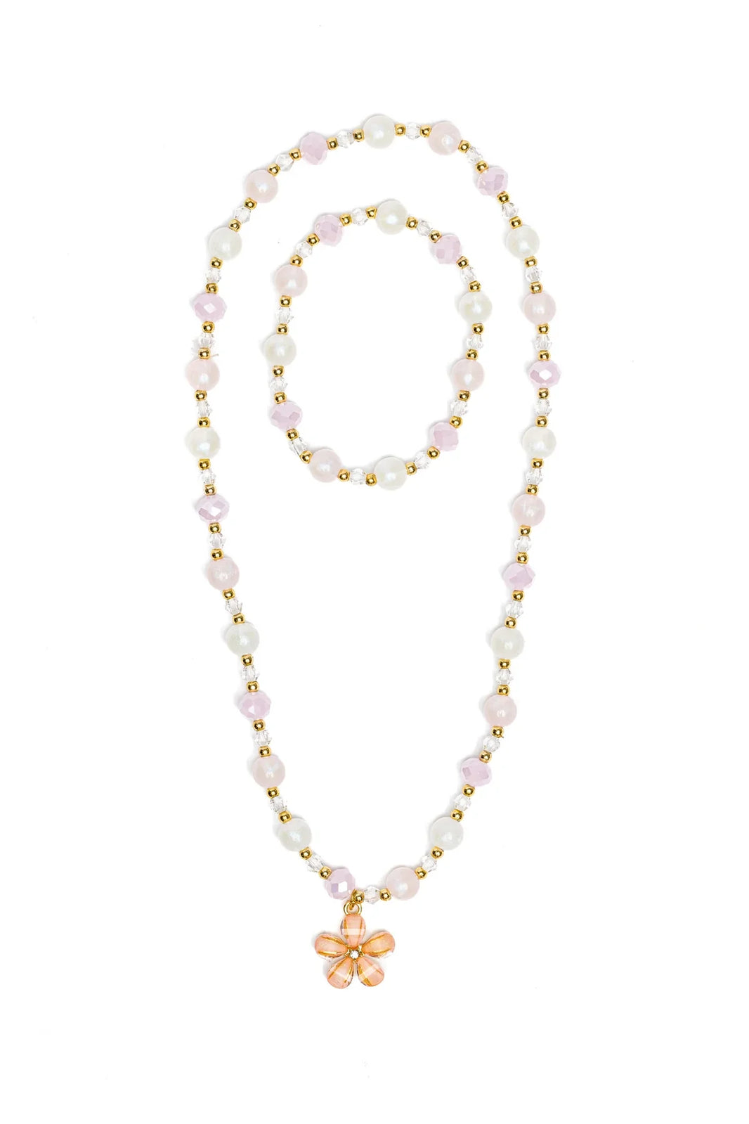 Halsketten-/Armband-Set „Beautiful Bloom“