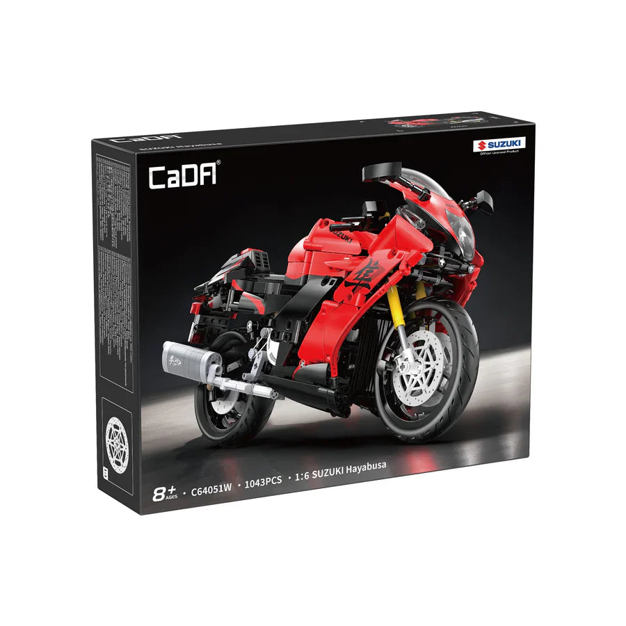 CaDA Klemmbaustein-Set – Suzuki Hayabusa Motorrad