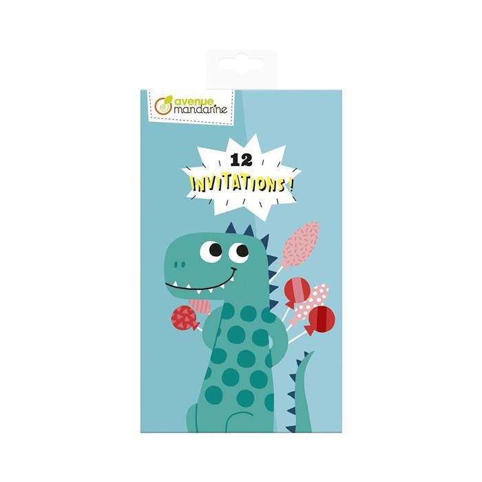 Dinosaurier-Einladungskarten