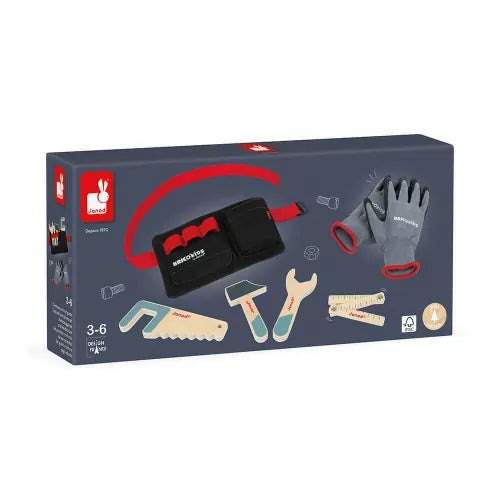 Werkzeuggürtel mit Handschuhen