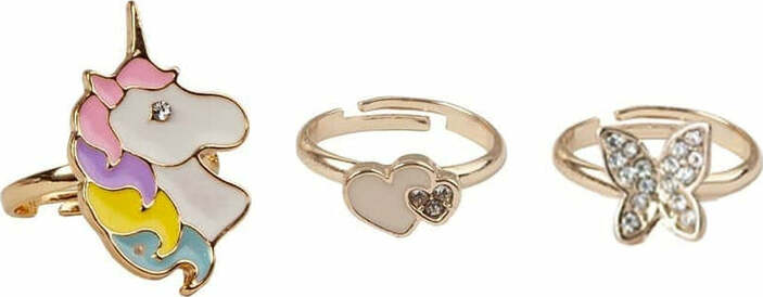 Ringe „Schmetterling und Einhorn“