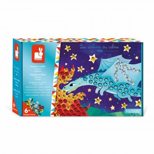 Kreativ-Set Glitzerbilder Drachen