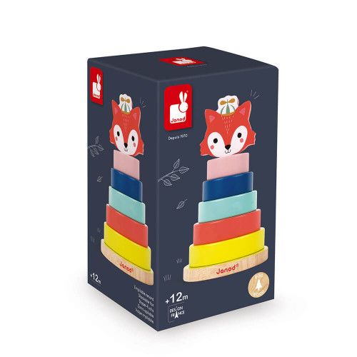 Stapelturm Fuchs Baby Forest (Holz)