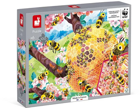 Puzzle Das Leben der Bienen – 100 Teile