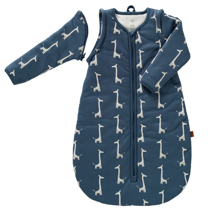 Fresk Warmer Baumwoll-Schlafsack – Giraffe (0-3 Monate)