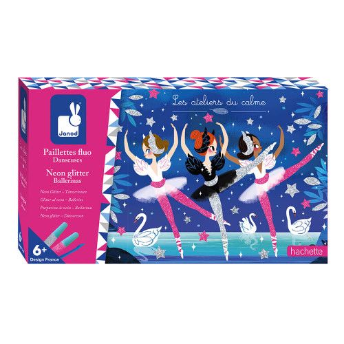 Kreativ-Set - Fluo-Glitzernde Tänzerinnen