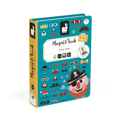Magnéti'book - Verrückte Gesichter Junge