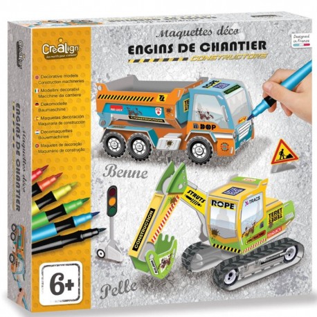 Deko-Modelle „Baustellenfahrzeuge“
