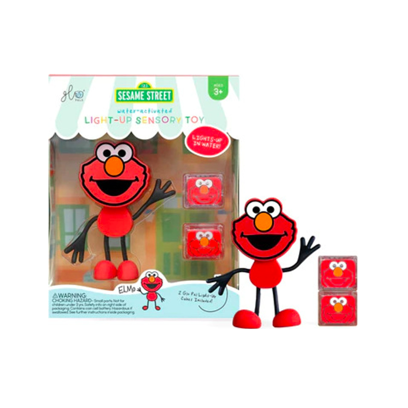 GLO PALS – Sesamstraße-Figur: Elmo – ROT