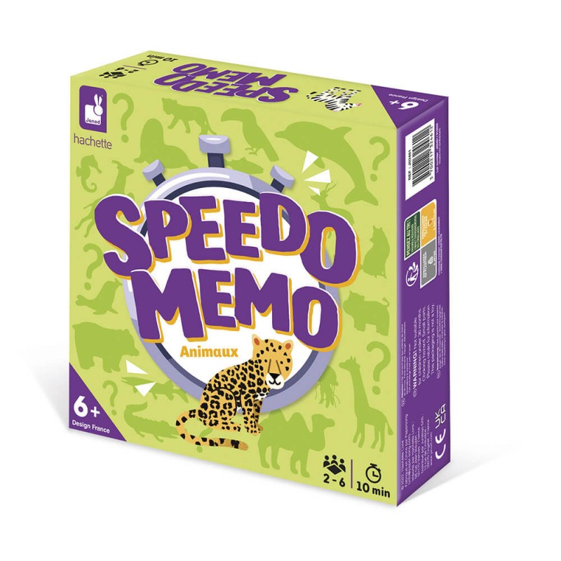 Schnelles Spiel Speedo Memo Tiere