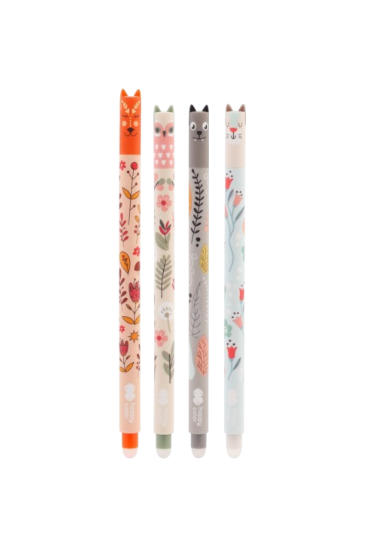 Radierbarer Bic-Kugelschreiber – Kollektion Waldtiere!