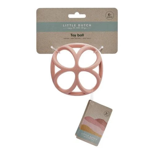 Balle de préhension rose – Little Dutch
