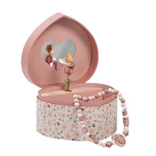Boîte à bijoux - Rose - Fairy Garden