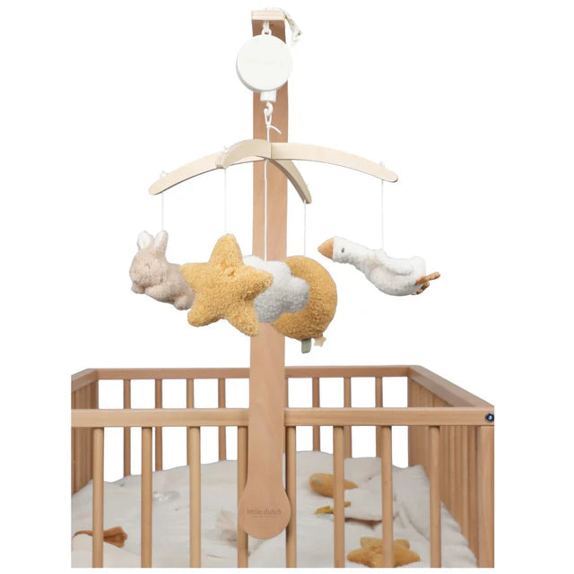 Mobile musical en bois - Beige - Newborn Naturals