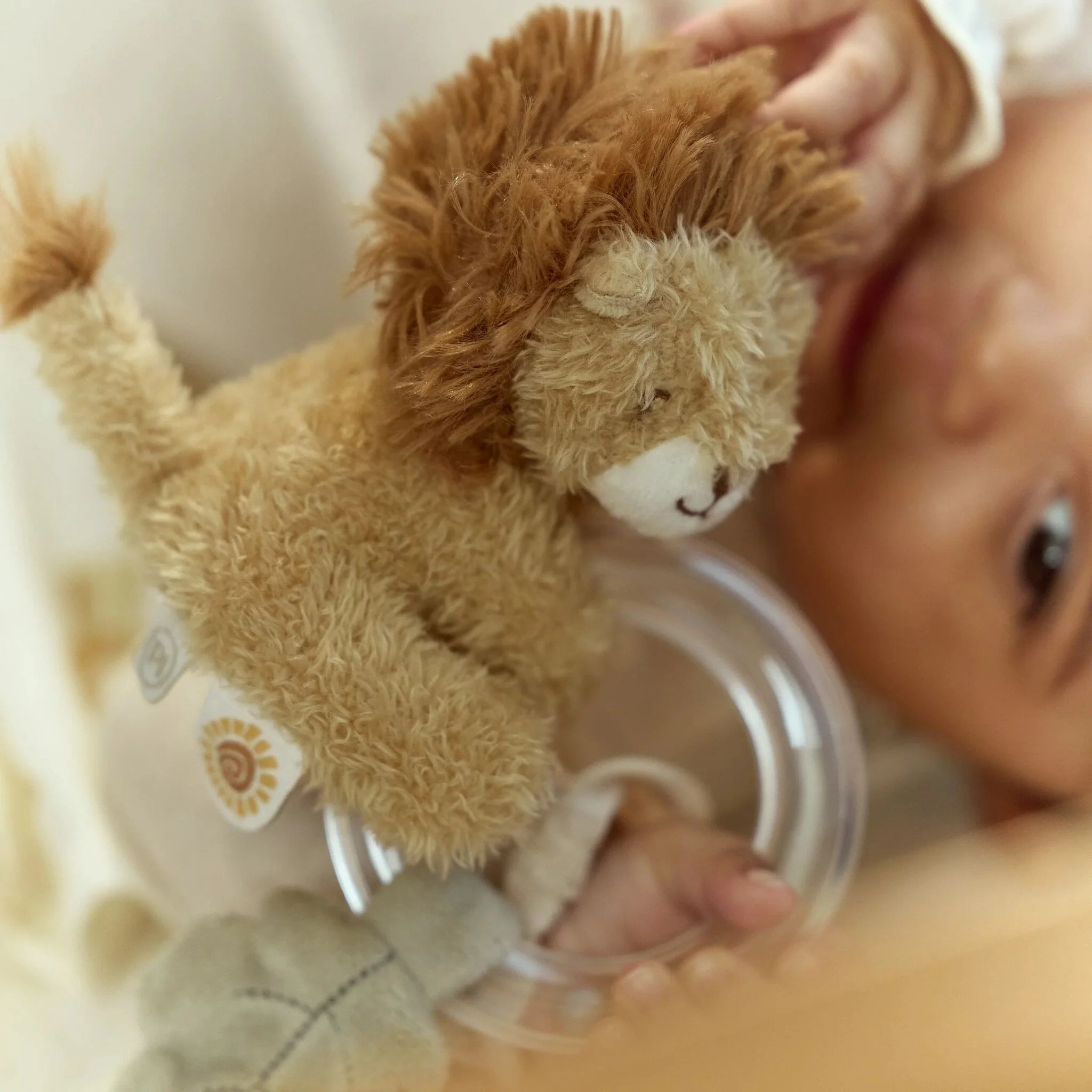 Hochet anneau Lion – Safari Friends – Little Dutch