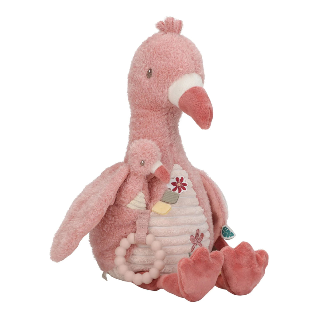 Aktivitäten-Stofftier Flamingo – Safari Friends – Little Dutch