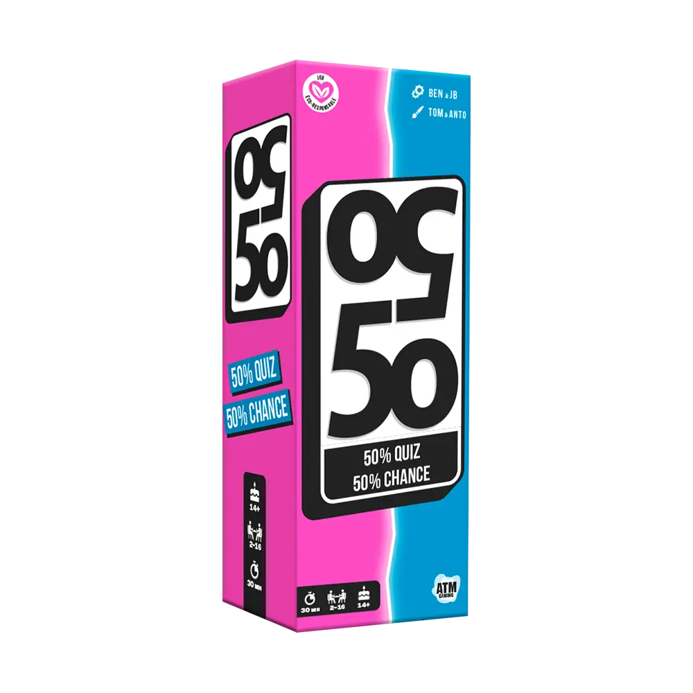 50/50 – Jeu de cartes amusant